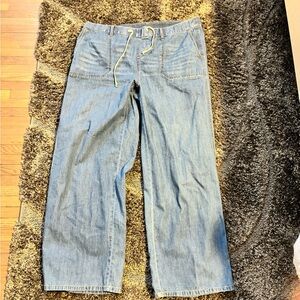 Torrid Blue Wide Leg Jeans